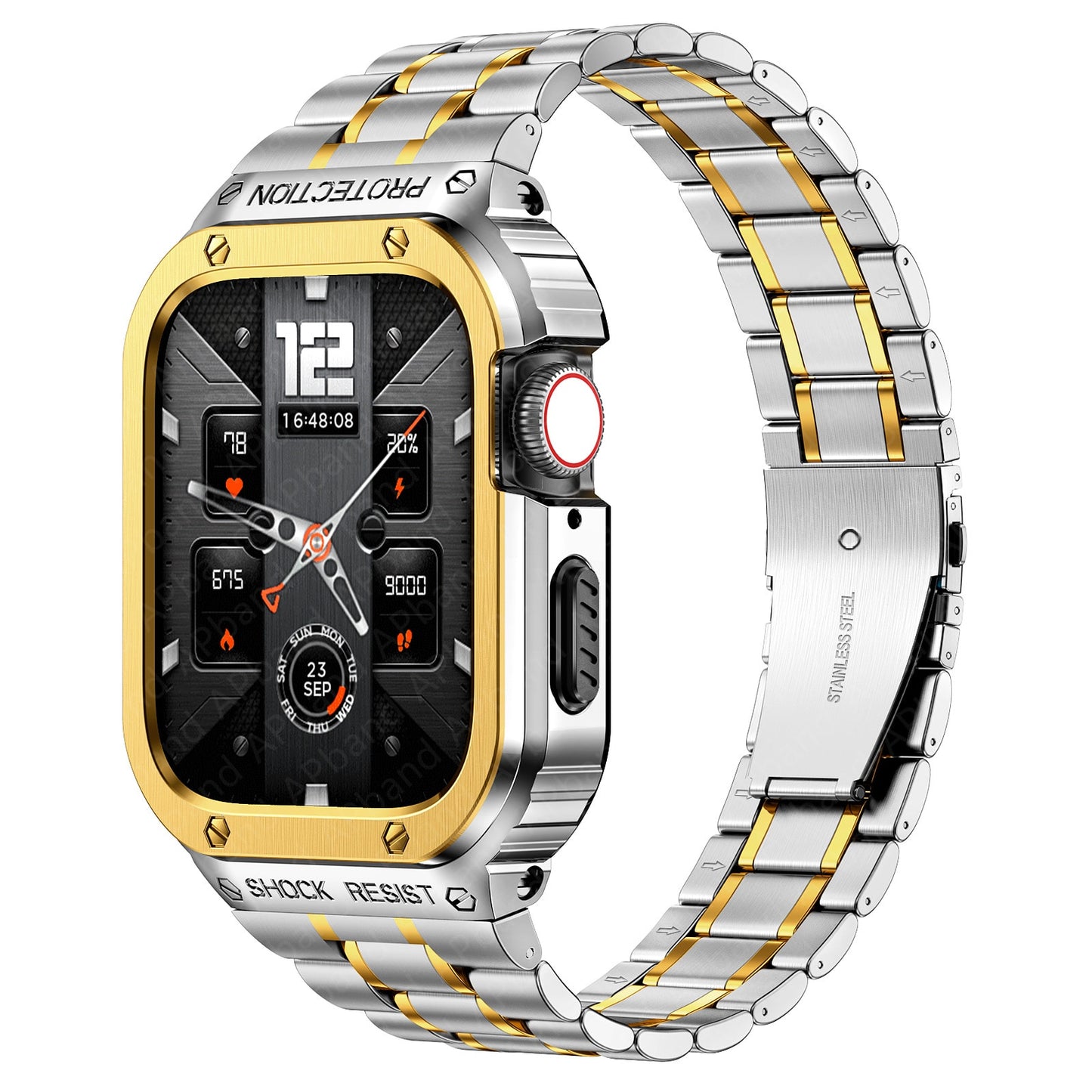 Stainless Steel Band and Case