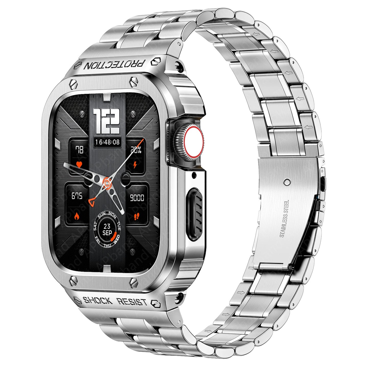 Stainless Steel Band and Case