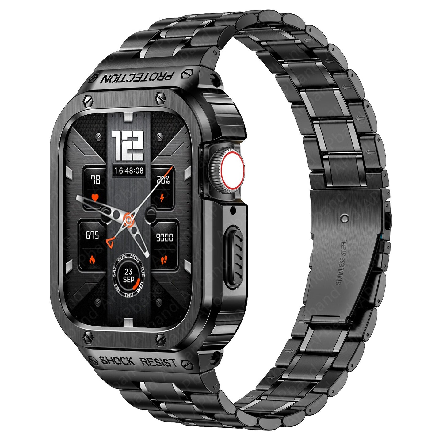Stainless Steel Band and Case