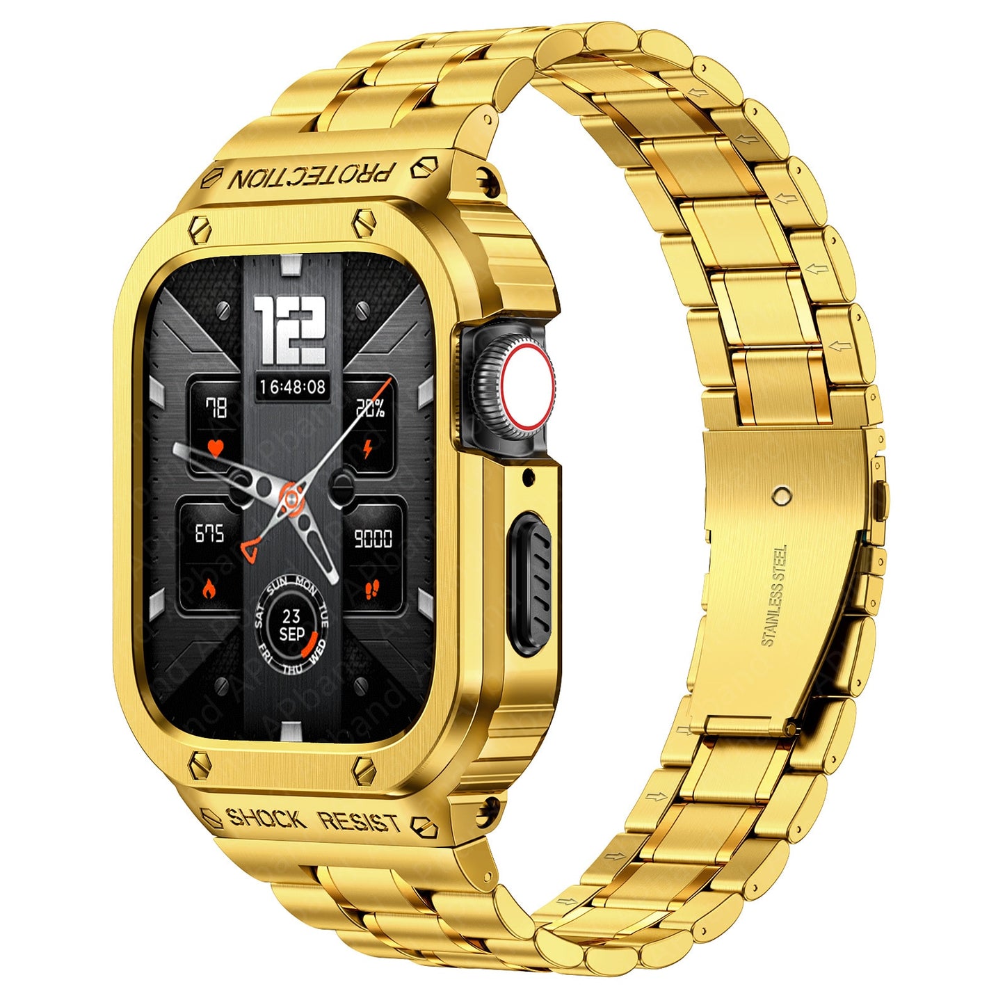 Stainless Steel Band and Case