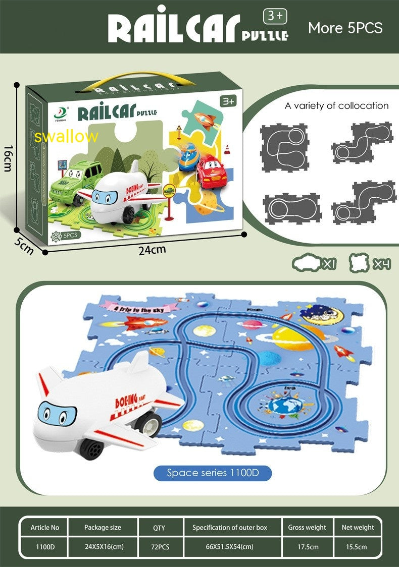 Electric Jigsaw Track Puzzle - 3 Themes