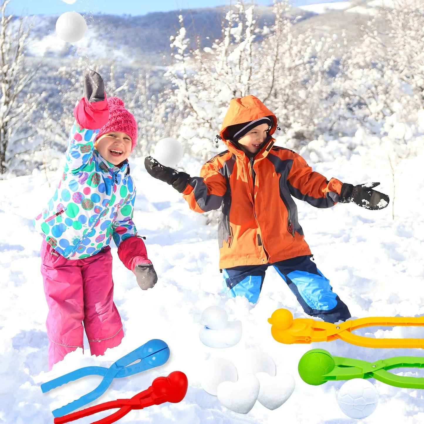 Winter Snowball Making Kit - 7pc Set