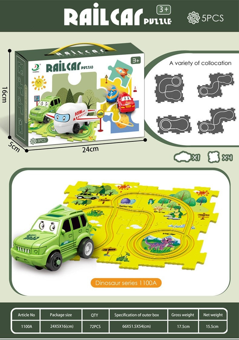 Electric Jigsaw Track Puzzle - 3 Themes