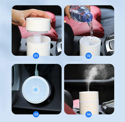 Car Diffuser Aroma Ultrasonic Water Mist Humidifier