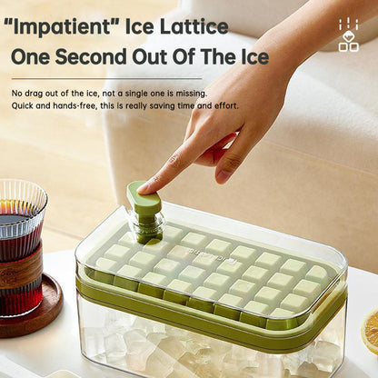 Ice Cube Tray With Lid and Bin