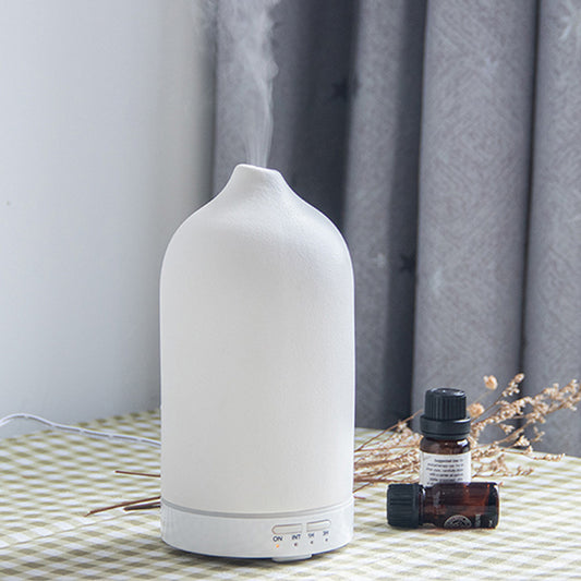 Air Humidifier Dropshipping Ceramic Aroma Diffuser 5 Colors 100ml Ultrasonic Essential Oil Diffuser