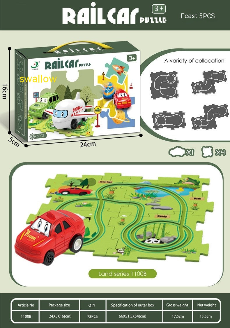 Electric Jigsaw Track Puzzle - 3 Themes