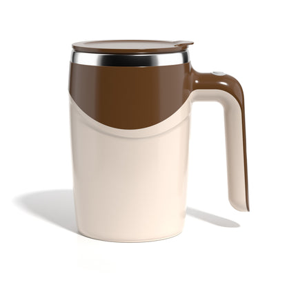 Automatic Self-Stirring Hot Chocolate or Coffee Mug