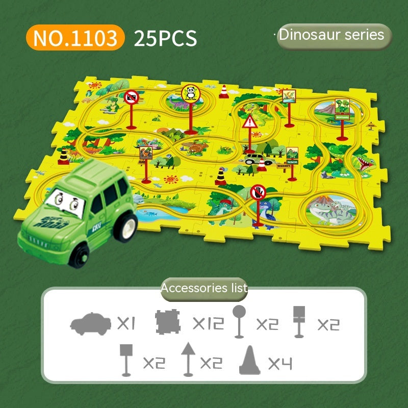 Electric Jigsaw Track Puzzle - 3 Themes