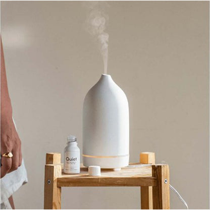 Air Humidifier Dropshipping Ceramic Aroma Diffuser 5 Colors 100ml Ultrasonic Essential Oil Diffuser