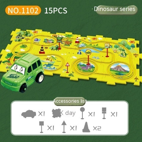 Electric Jigsaw Track Puzzle - 3 Themes