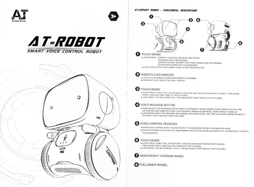 Interactive Voice Control Robot